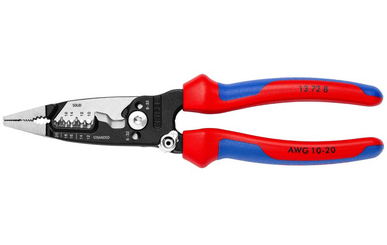 Knipex&reg; 8" Forged Wire Stripper 10-20 AWG